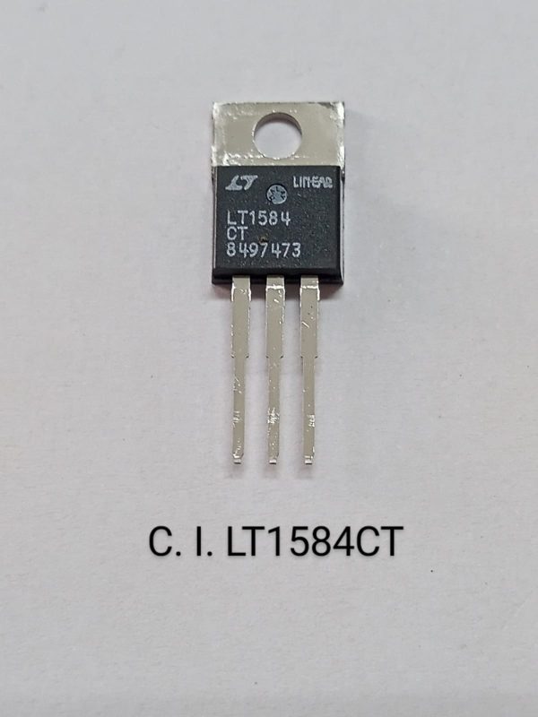 C. I. LT1584CT – Circuito integrado regulador de voltagem low dropout AJUSTÁVEL; 7A; TO-220;