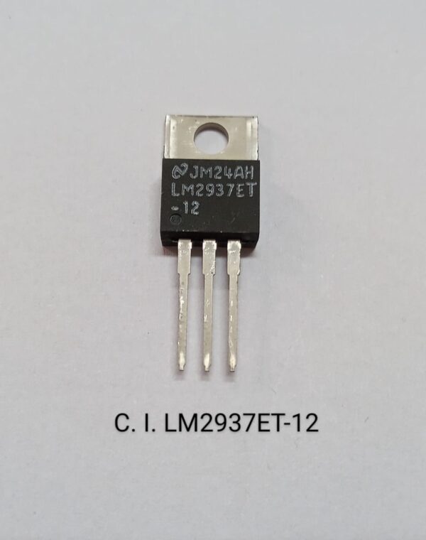 C. I. LM2937ET-12 TO-220 Circuito integrado regulador de voltagem 12V; 500mA; low dropout (0,5V) em TO-220