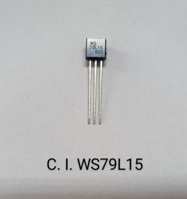 WS79L15 TO-92 Circuito integrado regulador de voltagem negativa 15V 100mA.